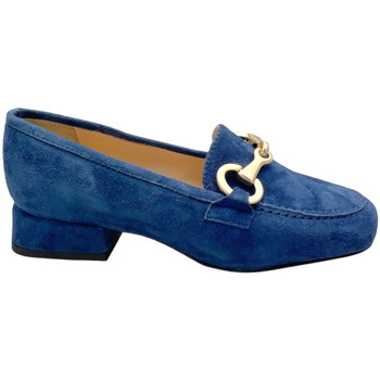 Boty Ženy Mokasíny Shoes4Me SHO843bluet Modrá