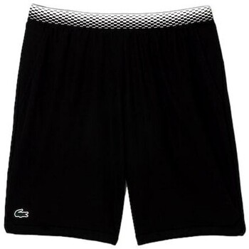 Textil Muži Teplákové kalhoty Lacoste PANTALON CORTO   TENNIS GH5209 Černá