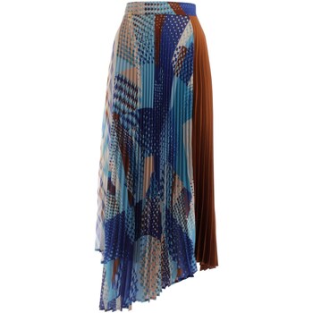 Textil Ženy Sukně Manila Grace N275PS Modrá