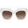 Hodinky & Bižuterie Ženy sluneční brýle Linda Farrow Occhiali da Sole  Dunaway LFL 1049 C17 Bílá