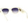 Hodinky & Bižuterie Ženy sluneční brýle Linda Farrow Occhiali da Sole  Debbie LFL 1059 C3 Bílá