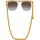 Hodinky & Bižuterie Ženy sluneční brýle Linda Farrow Occhiali da Sole  Dakota LFL 1304 C3 con Catena Bílá