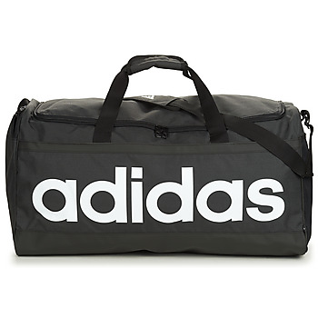 Taška Sportovní tašky Adidas Sportswear LINEAR DUFFEL L Černá / Bílá
