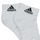 Doplňky  Sportovní ponožky  Adidas Sportswear C SPW ANK 3P Bílá / Černá