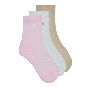 Doplňky  Ženy Sportovní ponožky  Adidas Sportswear C SPW CRW 3P Růžová / Bílá / Béžová