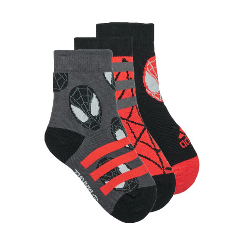 Doplňky  Chlapecké Sportovní ponožky  Adidas Sportswear SPIDER-MAN 3PP Černá / Šedá / Šedá