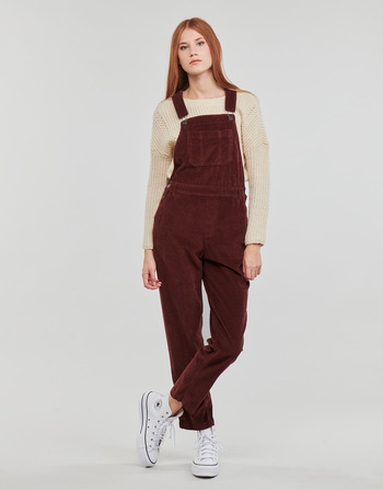 Textil Ženy Overaly / Kalhoty s laclem Roxy ETERNAL CHANGE CORD Hnědá