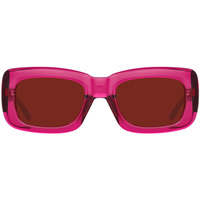 Hodinky & Bižuterie Ženy sluneční brýle The Attico Occhiali da Sole  X Linda Farrow Marfa 3C22 Růžová