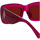 Hodinky & Bižuterie Ženy sluneční brýle The Attico Occhiali da Sole  X Linda Farrow Marfa 3C22 Růžová