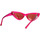 Hodinky & Bižuterie Ženy sluneční brýle The Attico Occhiali da Sole  X Linda Farrow Dora 32C8 Růžová