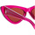 Hodinky & Bižuterie Ženy sluneční brýle The Attico Occhiali da Sole  X Linda Farrow Dora 32C8 Růžová