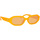 Hodinky & Bižuterie Ženy sluneční brýle The Attico Occhiali da Sole  X Linda Farrow Irene 14C10 Oranžová