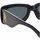 Hodinky & Bižuterie Ženy sluneční brýle The Attico Occhiali da Sole  X Linda Farrow Mini Marfa 16C1 Černá