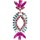Hodinky & Bižuterie Ženy Náušnice Luna Collection 70119 Růžová