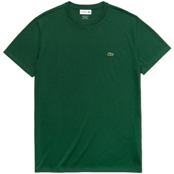 Textil Muži Trička & Pola Lacoste Pima Cotton T-Shirt - Vert Zelená