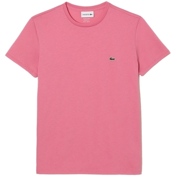 Textil Muži Trička & Pola Lacoste Pima Cotton T-Shirt - Rose Růžová