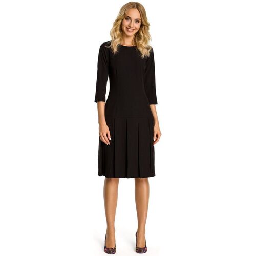 Textil Ženy Krátké šaty Made Of Emotion Dámské společenské šaty Carino M336 černá Černá