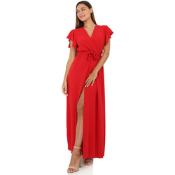 Textil Ženy Šaty La Modeuse 66665_P155371 Červená