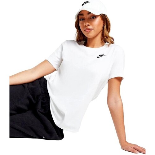 Textil Ženy Trička s krátkým rukávem Nike CAMISETA BLANCA MUJER  DX7902 Bílá