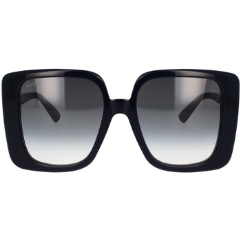 Hodinky & Bižuterie Ženy sluneční brýle Gucci Occhiali da Sole  GG1314S 001 Černá