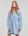 Textil Ženy Krátké šaty Levi's RHEA SHIRT DRESS Modrá
