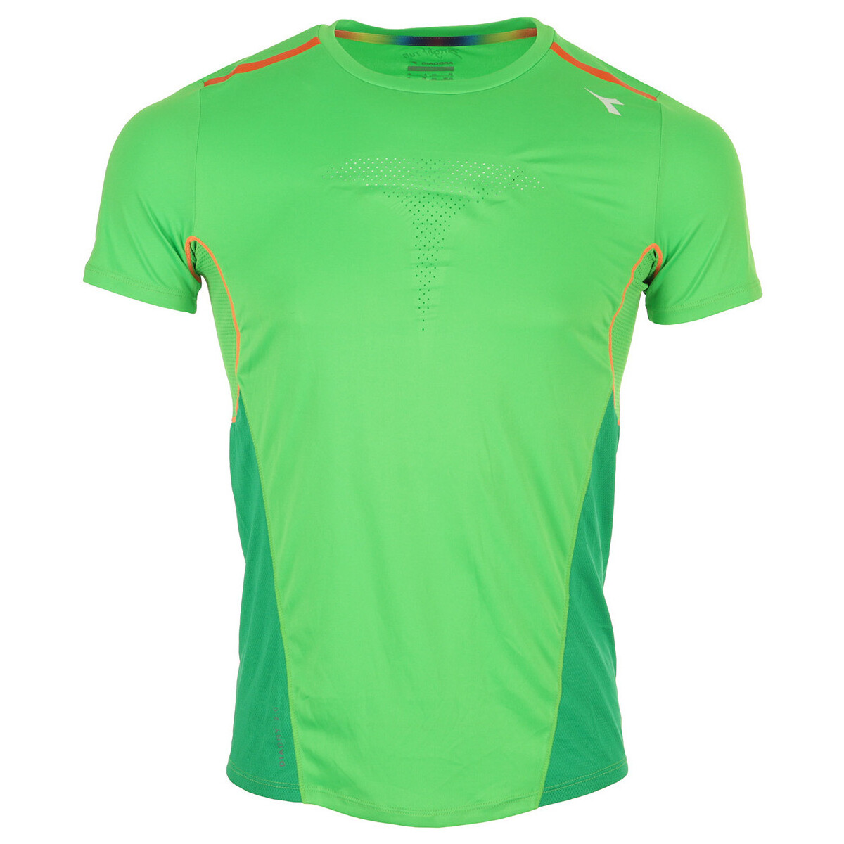 Textil Muži Trička s krátkým rukávem Diadora T-Shirt Top Zelená