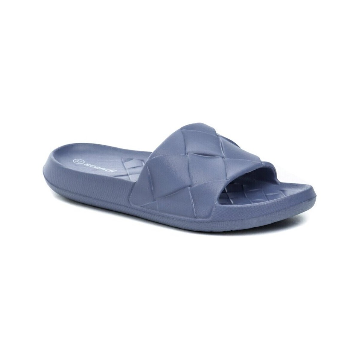 Boty Ženy pantofle Scandi 280-0073-S1 navy dámské plážovky Modrá