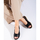 Boty Ženy Sandály W. Potocki Luxusní dámské  sandály černé na klínku 