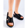 Boty Ženy Sandály W. Potocki Zajímavé dámské  sandály černé na klínku 