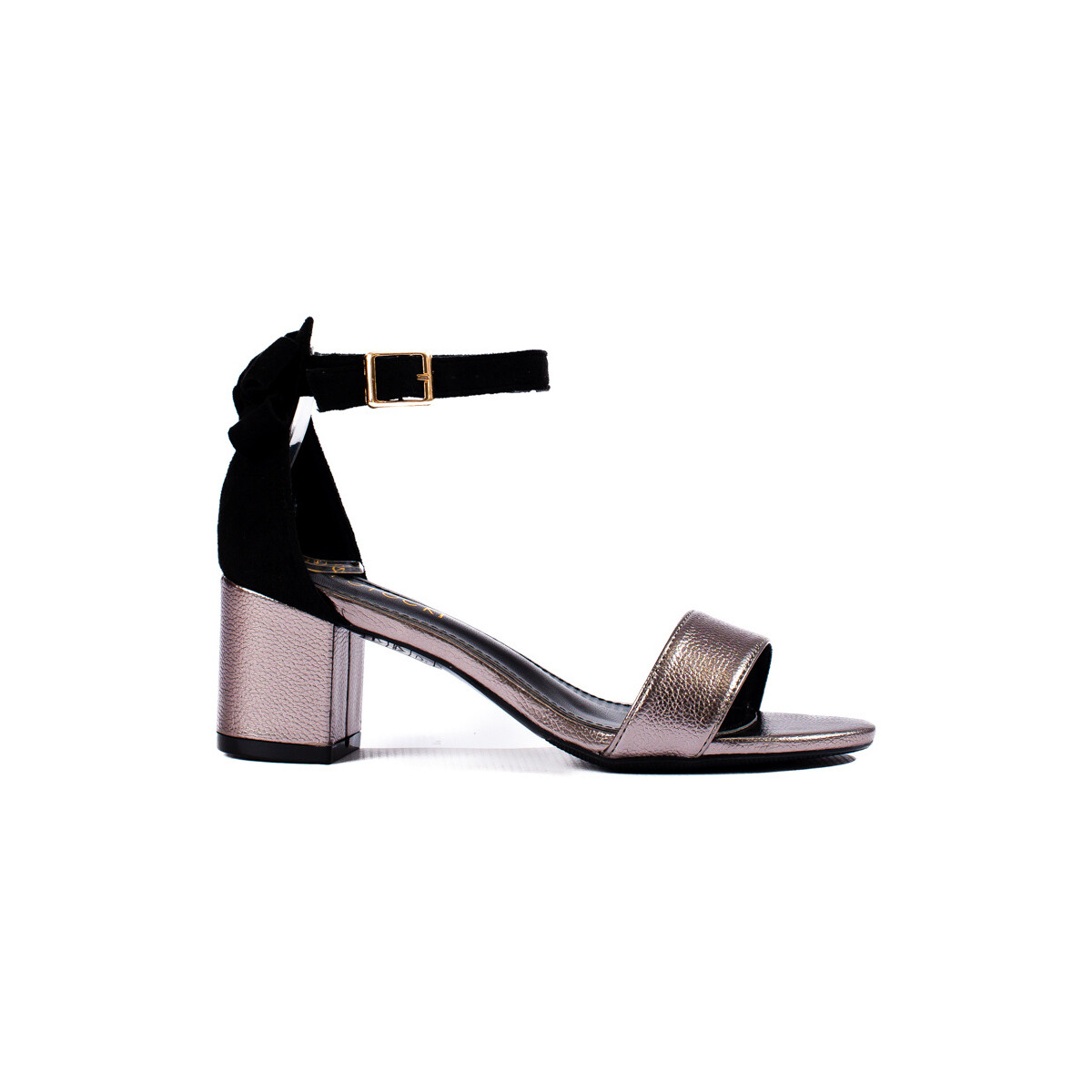 Boty Ženy Sandály W. Potocki Módní dámské černé  sandály na širokém podpatku 