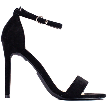Boty Ženy Sandály W. Potocki Trendy dámské černé  sandály na jehlovém podpatku 