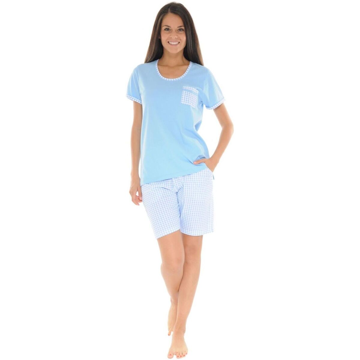Textil Ženy Pyžamo / Noční košile Christian Cane VIANELLE Modrá