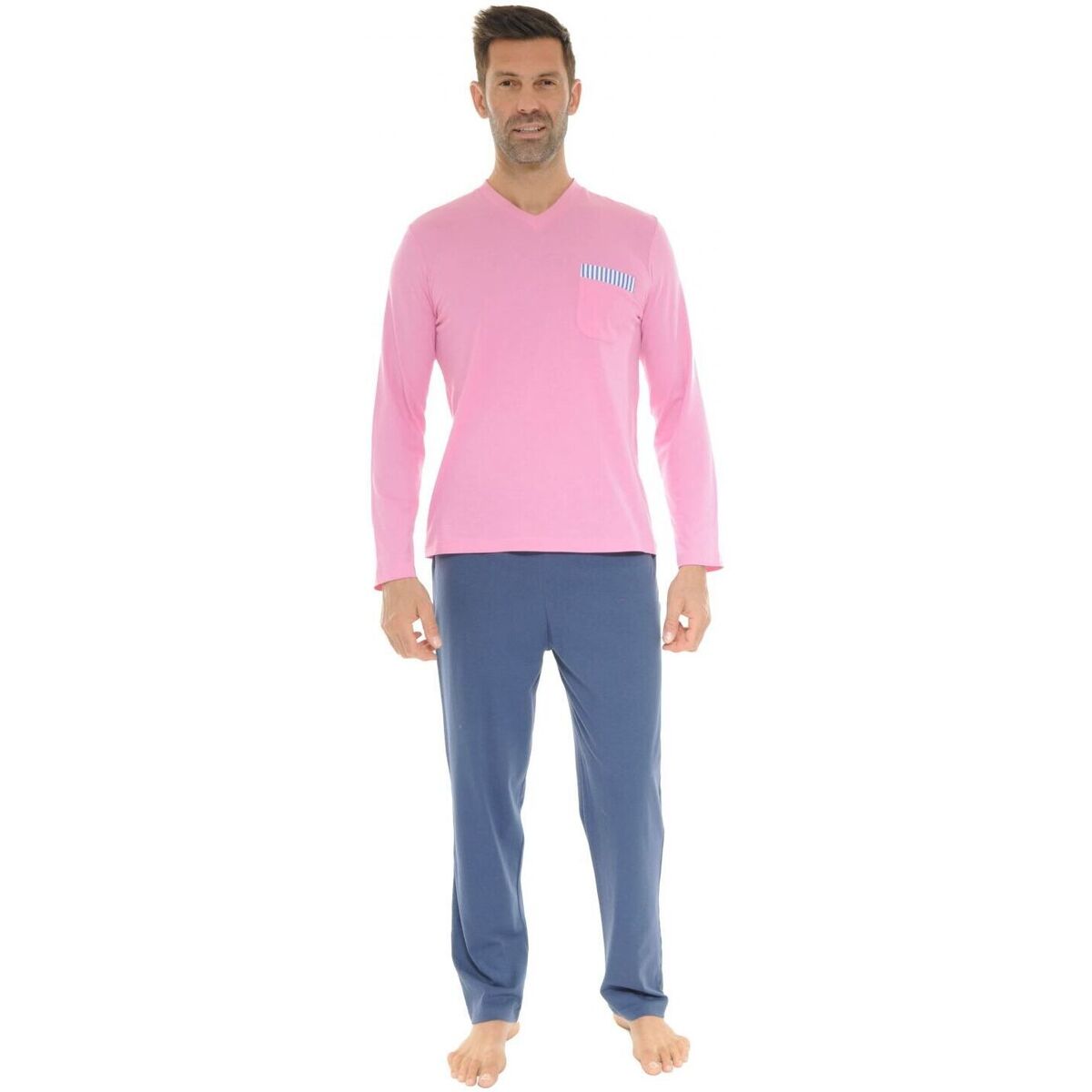 Textil Muži Pyžamo / Noční košile Christian Cane WAYNE Růžová