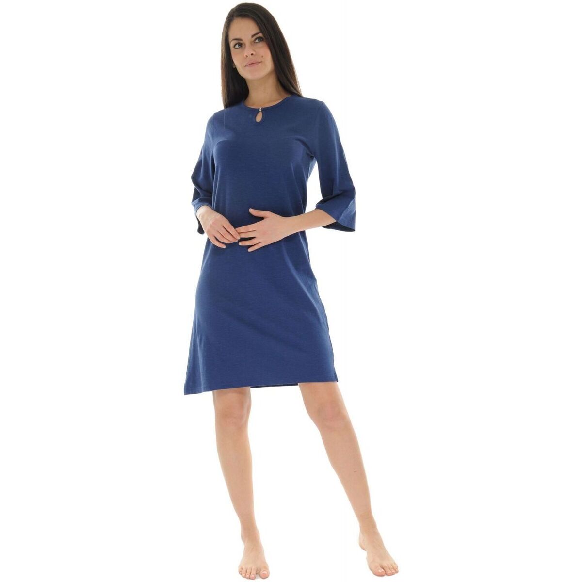 Textil Ženy Pyžamo / Noční košile Christian Cane VIDIANE Modrá