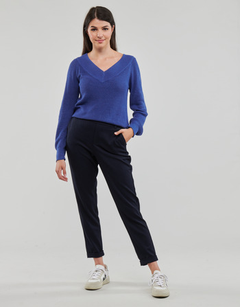 Textil Ženy Kapsáčové kalhoty Vero Moda VMMAYA MW LOOSE SOLID PANT NOOS Tmavě modrá