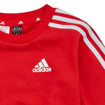 Adidas Sportswear 3S JOG Červená / Bílá / Černá
