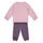 Textil Dívčí Set Adidas Sportswear 3S JOG Růžová / Fialová