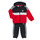 Textil Chlapecké Set Adidas Sportswear 3S TIB FL TS Černá / Bílá / Červená