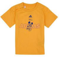 Textil Děti Trička s krátkým rukávem Adidas Sportswear DY MM T Zlatá / Modrá