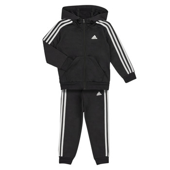 Textil Děti Teplákové soupravy Adidas Sportswear LK 3S SHINY TS Černá / Bílá