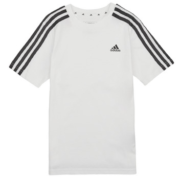 Textil Děti Trička s krátkým rukávem Adidas Sportswear 3S TEE Bílá / Černá