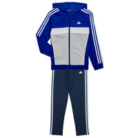 Textil Chlapecké Teplákové soupravy Adidas Sportswear 3S TIB FL TS Modrá / Šedá