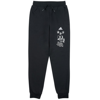 Textil Chlapecké Teplákové kalhoty Adidas Sportswear BLUV Q3 PANT Černá / Bílá