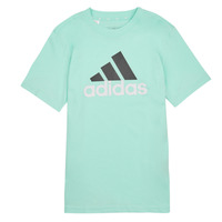 Textil Děti Trička s krátkým rukávem Adidas Sportswear BL 2 TEE Modrá / Bílá / Černá