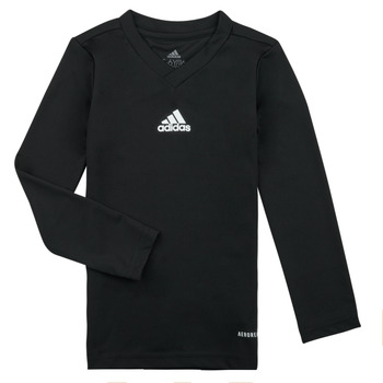 Textil Děti Trička s dlouhými rukávy adidas Performance TEAM BASE TEE Y Černá