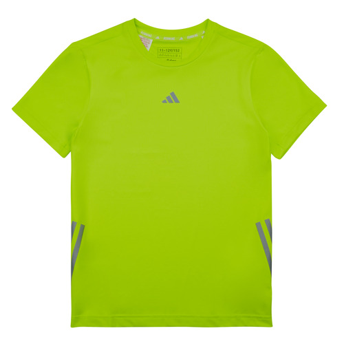 Textil Děti Trička s krátkým rukávem adidas Performance RUN 3S TEE Zelená / Stříbrná       