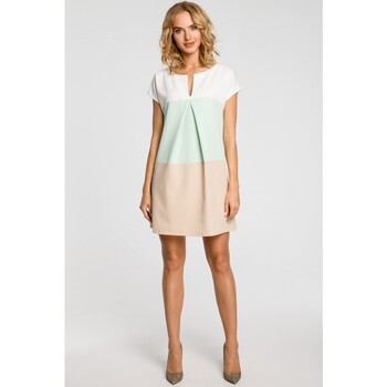 Textil Ženy Krátké šaty Made Of Emotion Dámské mini šaty Ala M105 mátová L Zelená