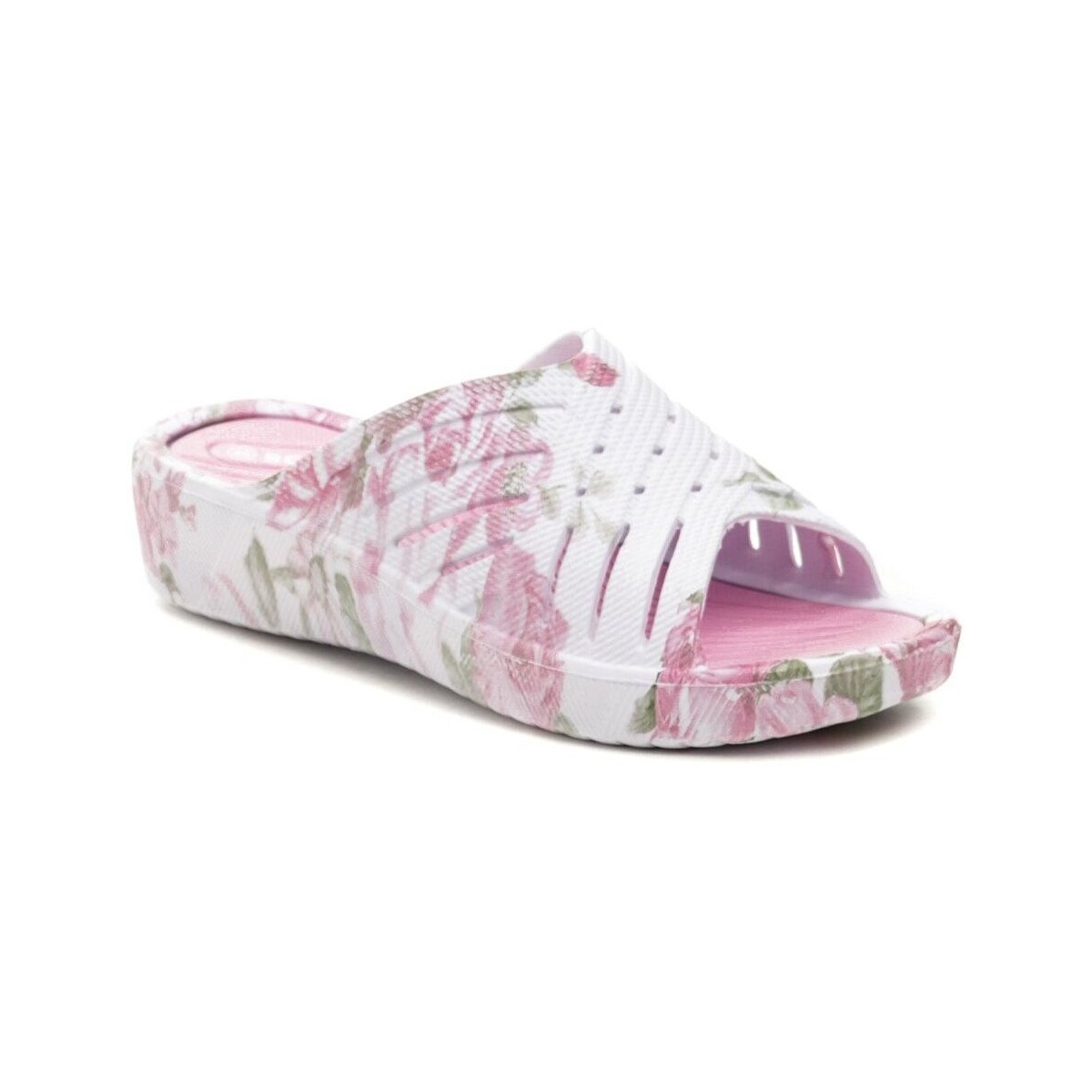 Boty Ženy pantofle Scandi 280-0022-S3 růžové dámské plážovky Růžová