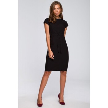 Textil Ženy Krátké šaty Style Dámské mini šaty Helaiflor S239 černá L Černá
