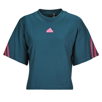 Textil Ženy Trička s krátkým rukávem Adidas Sportswear FI 3S TEE Tmavě modrá
